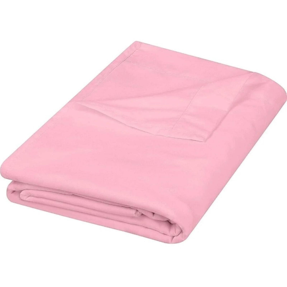 Pembe Lastiksiz Düz Çarşaf
